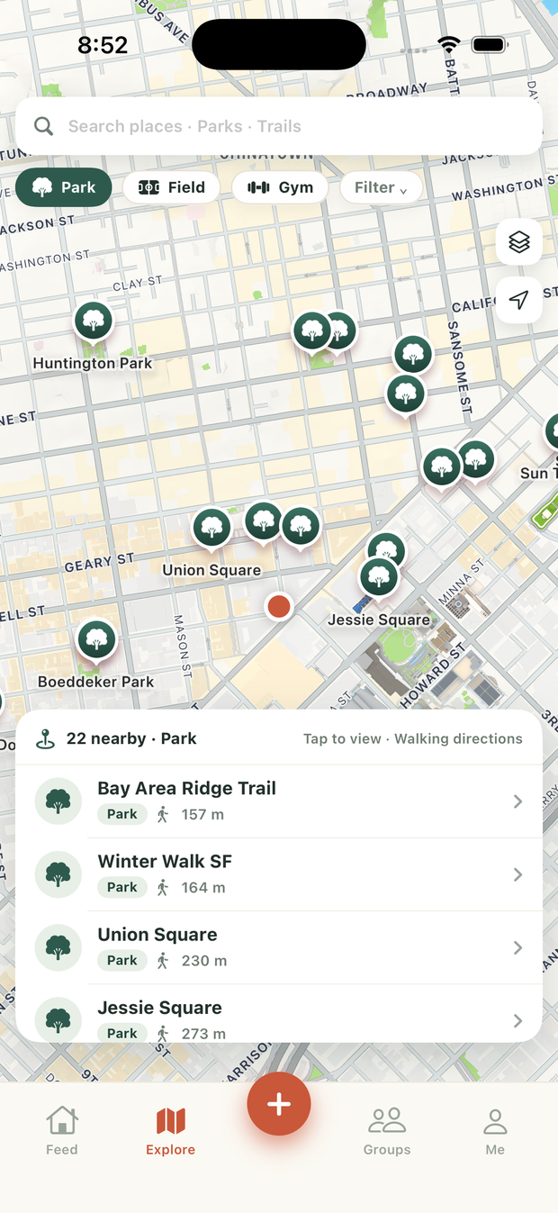 Explore parks nearby